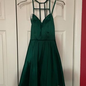 Holiday Emerald Green dress.